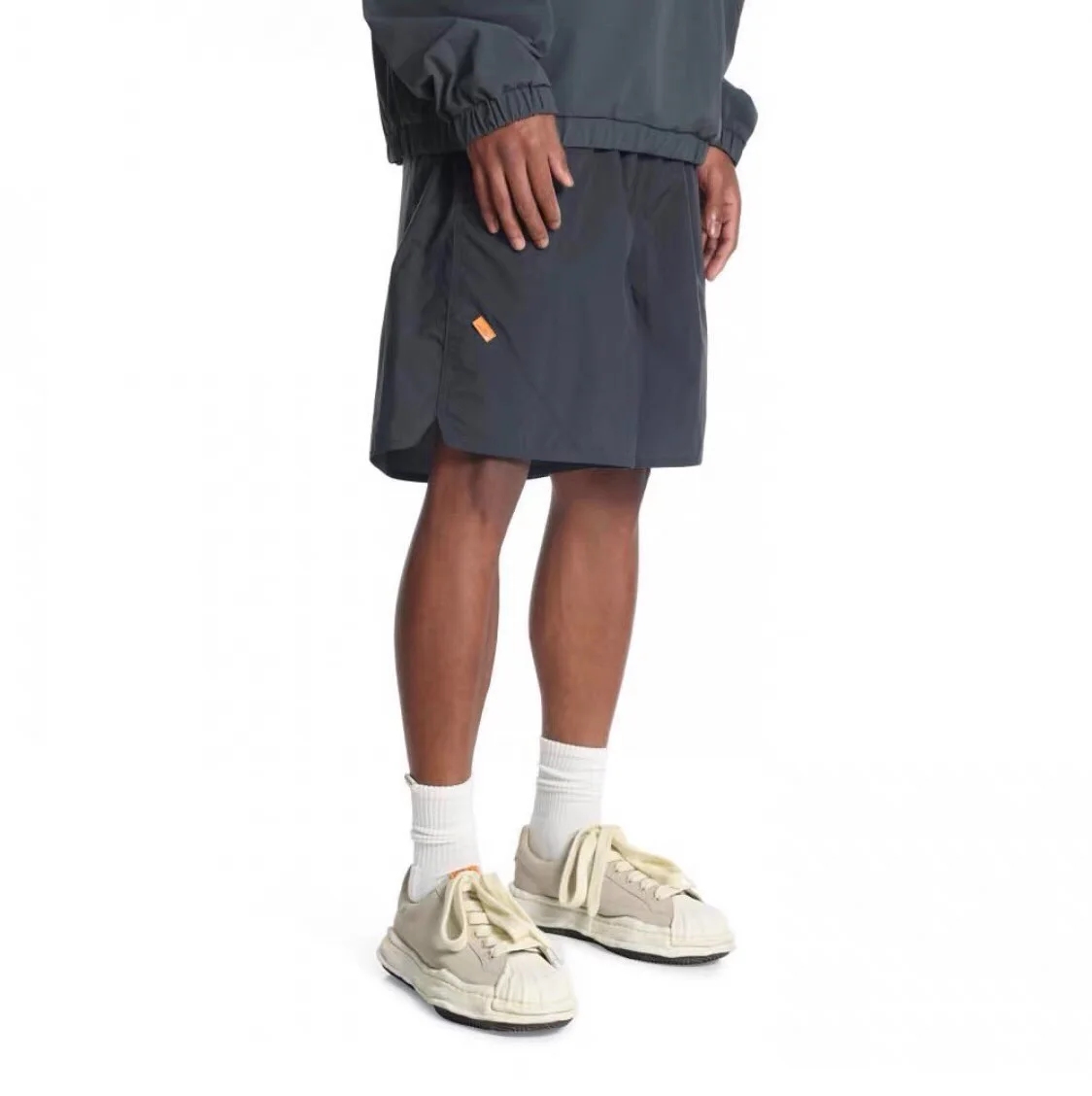 

Retro Nylon Qui Dry Waterproof Surf Function orts Casual Loose Men's Summer orts Wu Wen Le Trendy Five-Quarter Pants