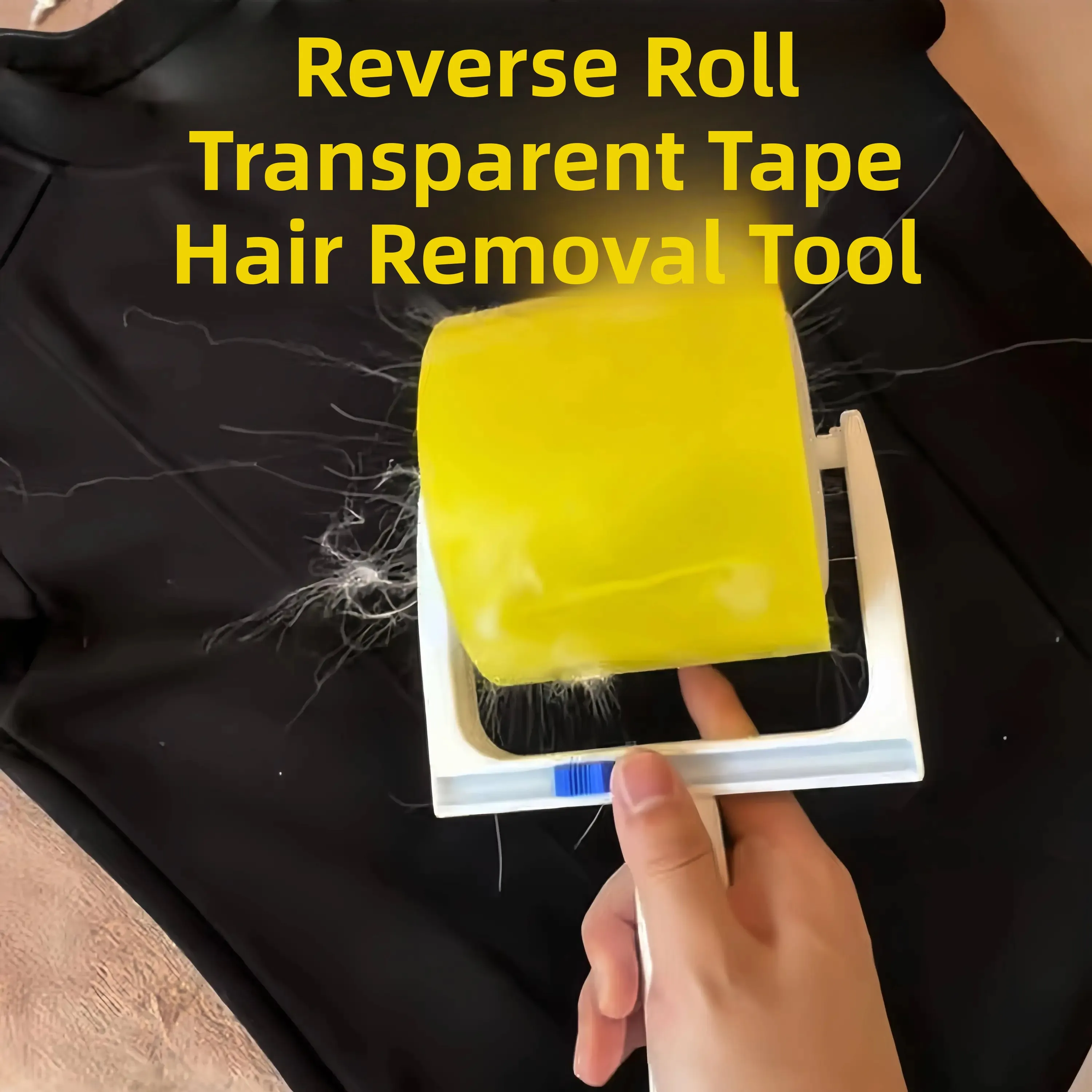 

Pet Hair Remover Tape Roller Strong Adhesive Replaceable Transparent Tape Cleaning Tool for Pet Owner Clothing Dust Roller