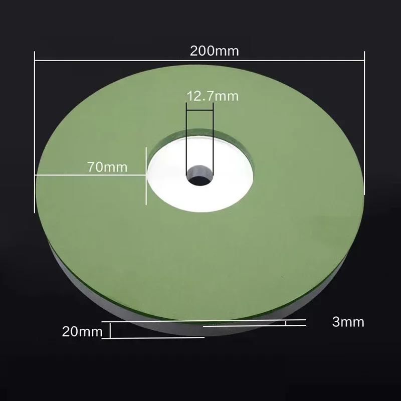 Disco abrasivo de resina de 200mm y 8 ", tijeras de peluquería, disco de pulido de joyas