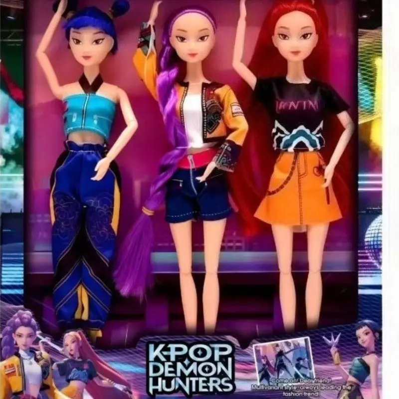 

Kpop devil hunter vinyl figure, new K-POP devil killer miniature doll, Lumimila Zoey, desktop decorations, decorative gifts.