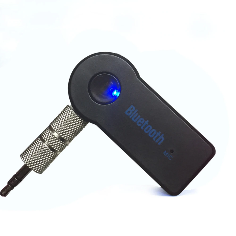 AUX Car Bluetooth-compatible Receiver 3.5mm Socket 5.0 Wireless Adapter Audio Converter Mobile Phone Hands-Free Stereo