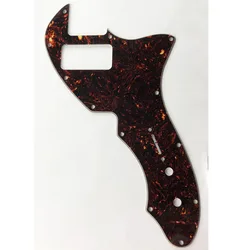 Pleroo Guitar Parts - For Tele 69 Thinline Guitar Pickguard Scratch Plate  With TV Jones Humbucker