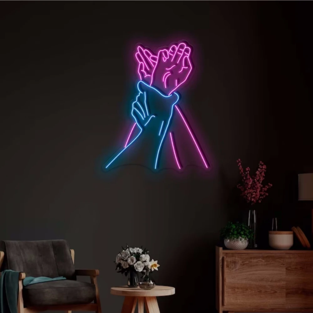 Passion LED Neon Art Aesthete Bedroom Living Room Office Bar Apartment Club Birthday Gift Party Decoration Atmosphere USB Lights