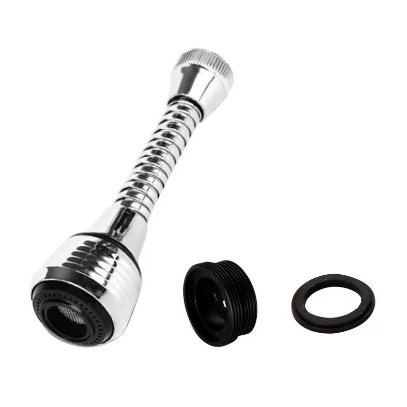 Faucet splash proof device, kitchen extender filter, water-saving and pressurized nozzle, universal aerator showerhead
