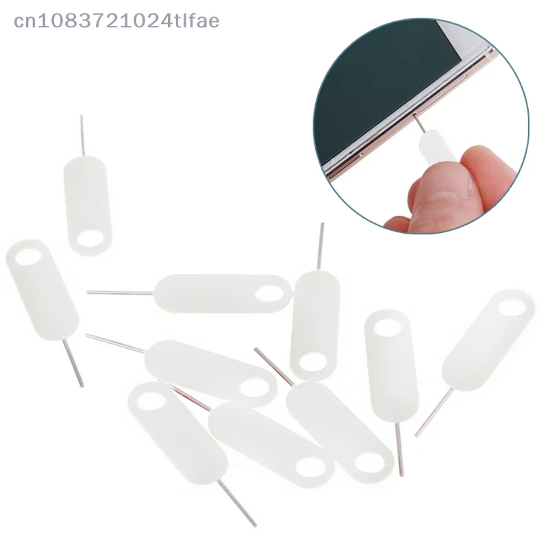 {YY30} 10 Pcs Universal Phone Card Tray Removal Eject Pin Key Tool Card Eject Tool Stainless Steel Needle For Mobile Phone