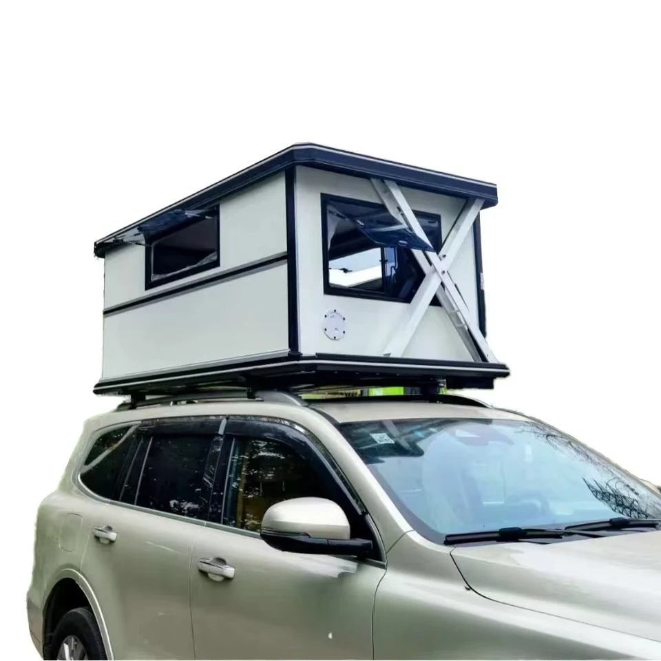 Aluminum Alloy Remote Control Quick Automatic Opening SVU Special Summer Roof Tent Camouflage Car Camping Off-Road Rack TK500253