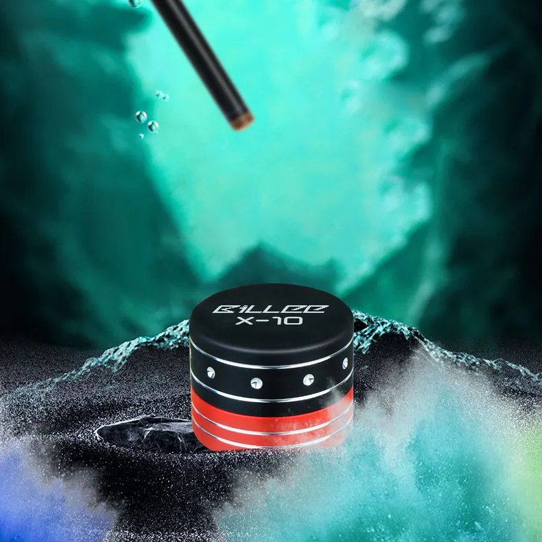 プロ仕様 BILLEE ラウンド型 チョーク グリーン/ブルー/グレー/パープル/ピンク スヌーカー＆ビリヤード キュー チョーク アルミ製チョーク収納ボックス付き