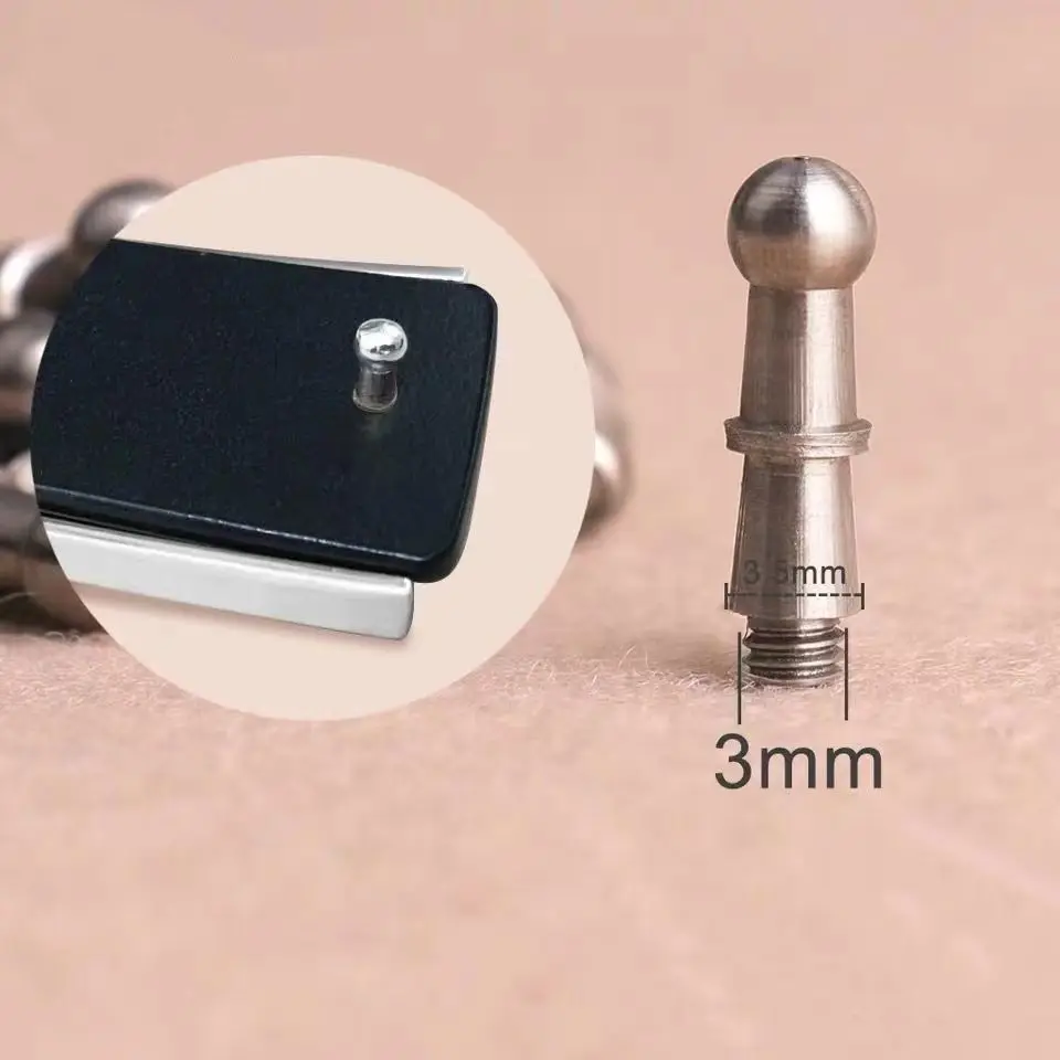 Belt nail hardware BUCKLE fitting screw belt fitting punching needle hanging buckle nail 3.5mm belt buckle nail