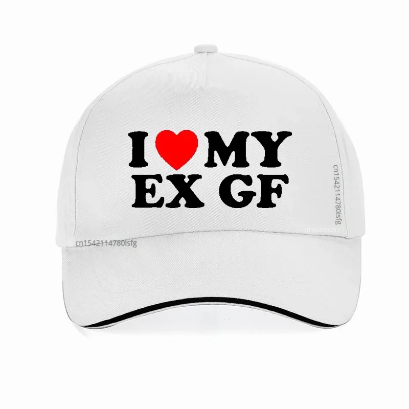 funny I Heart My Ex GF I Love My Ex Girlfriend hat Summer Style Birthday Gifts men women Baseball Cap Adjustable Snapback Hats