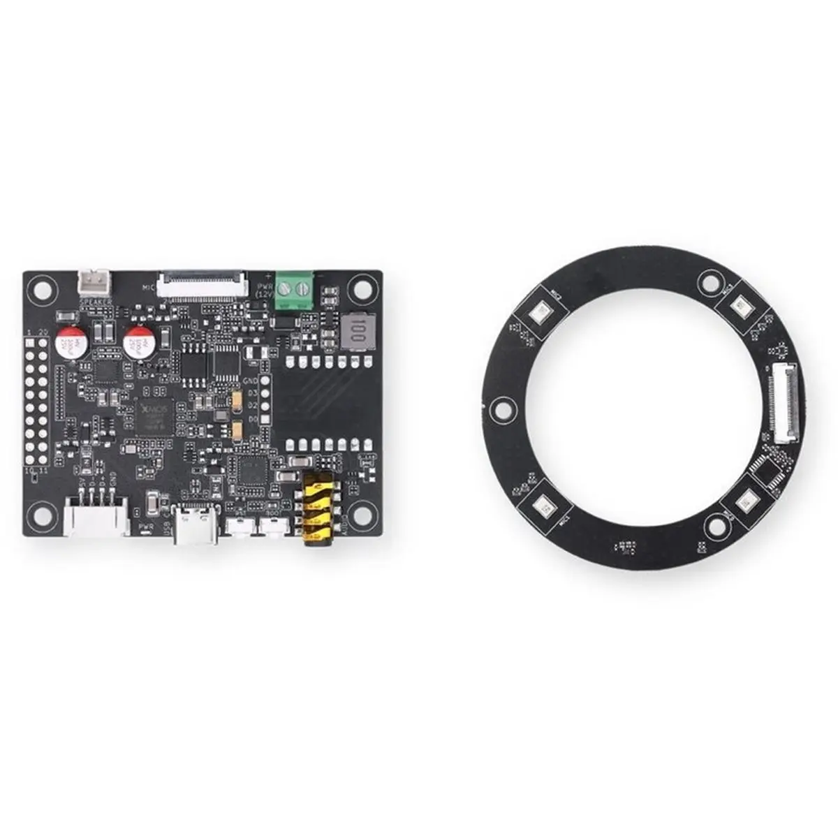 A85P ReSpeaker Flex XVF3800 Circular 4-Mic AI Microphone Array, with XIAO ESP32S3, USB/I2S for Robotics Embodied AI