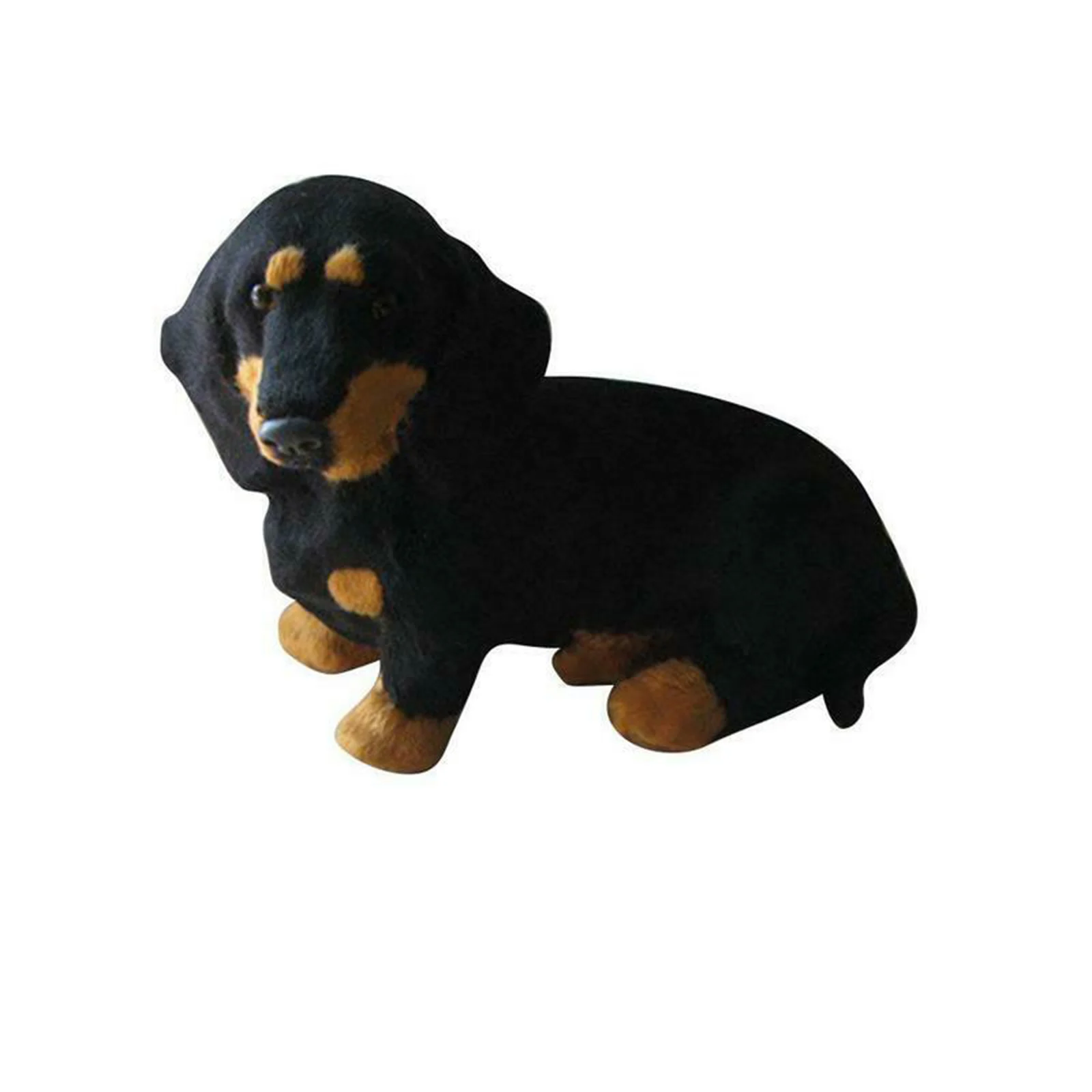 

Realistic Simulation Dog Shape Toy Dachshund Stuffed Animal Plush Doll Standing Aquatting Posture Simulated pets Gift For Kids