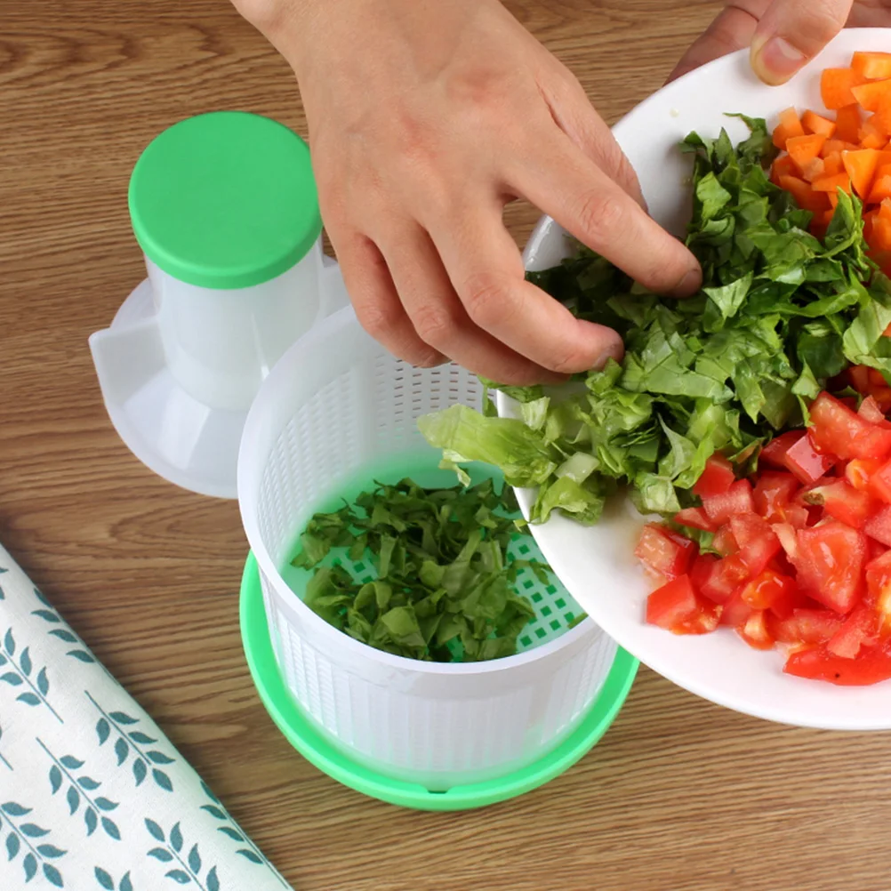 

Vegetable Dehydrator Salad Spinner PP Plastic Material Easy Clean Kitchen Tool Vegetable Dryer Food Prepping Washing