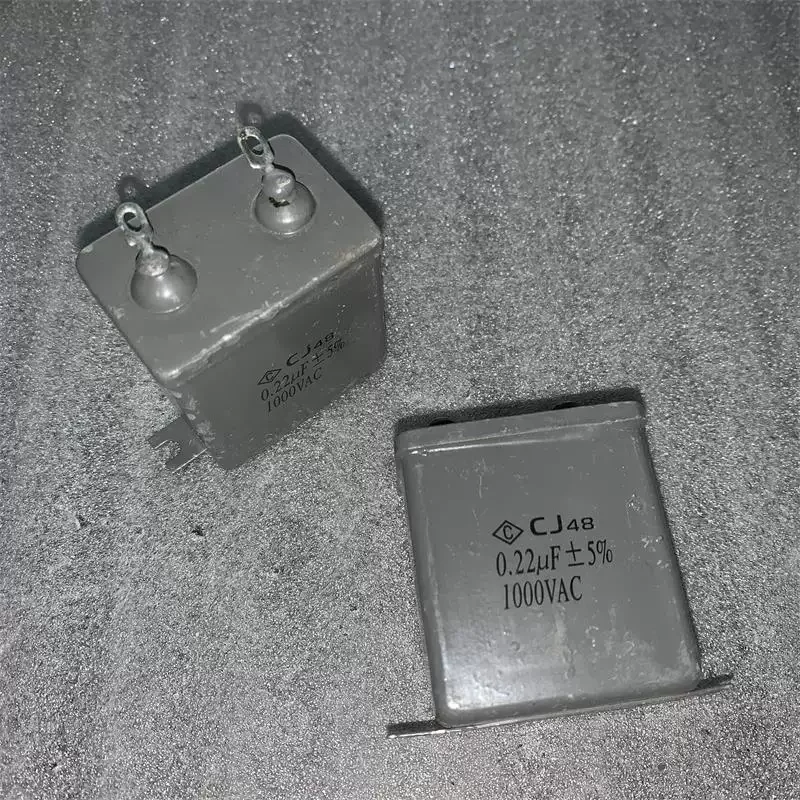 5-20pcs Brand new CJ48 0.22uf 1000VAC sealed metalized iron shell paper dielectric oil immersed capacitor