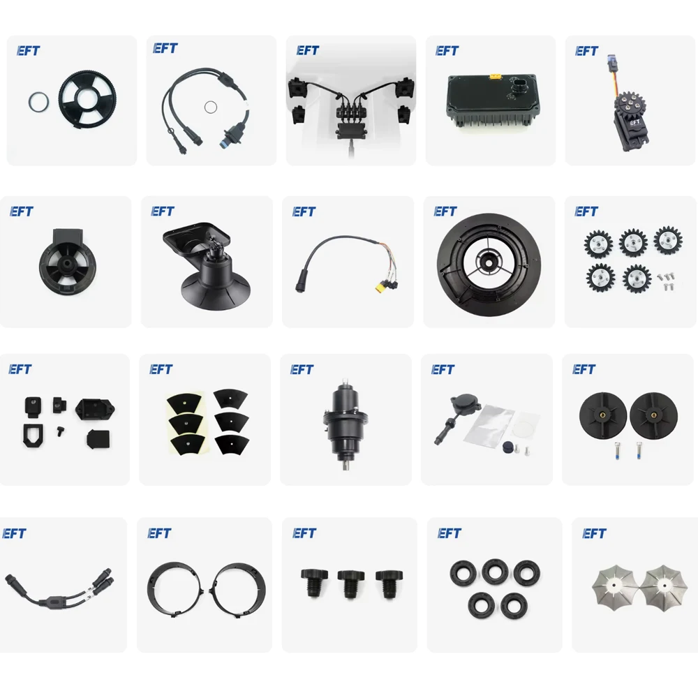 Nuevo Sistema de Distribución EFT EPS200PRO, Motor de Engranajes, Módulo de Control Electrónico, Accesorios para Plataformas Giratorias