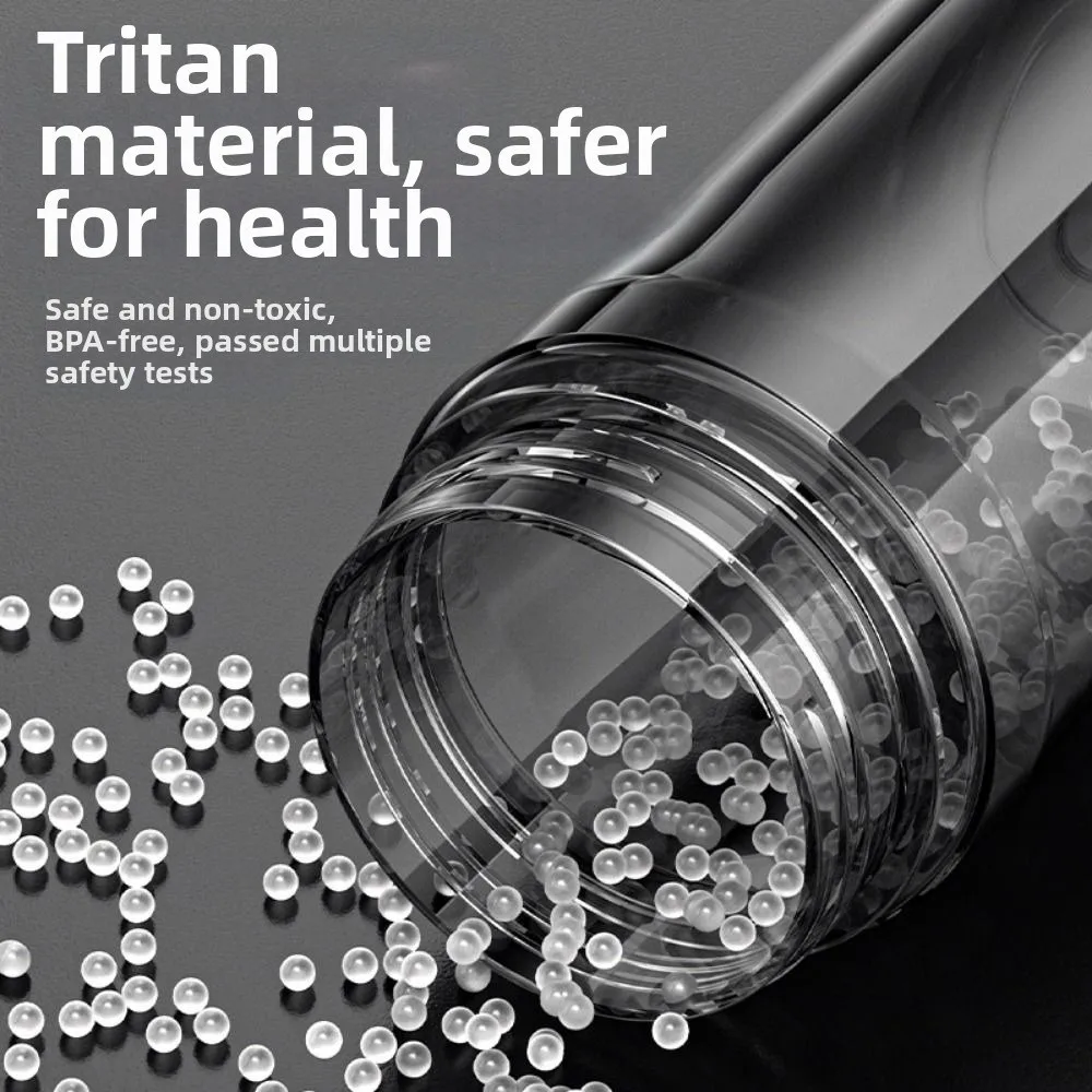 

BPA Free Portable Water Bottle Tritan Material Large Capacity Heat-resistant Tumbler Magnetic Suction Handle Rope