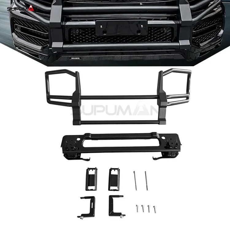 SPM FRONT BUMPER COVER for Mercedes-Benz W464 body kit accessories G63 style 2019-2022 Plastic Color Material Origin