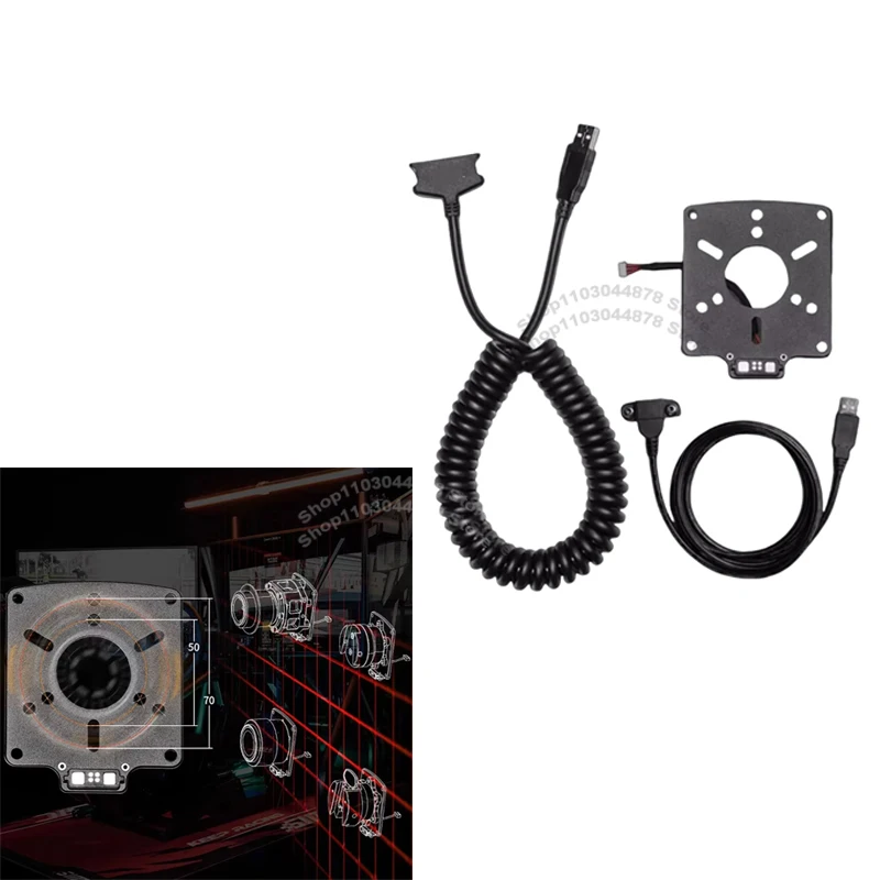 

Simulated Racing Game Maglink Quick Release Adapter Plate Kit for GT Neo & All Maglink Compatible Simagic Wheels