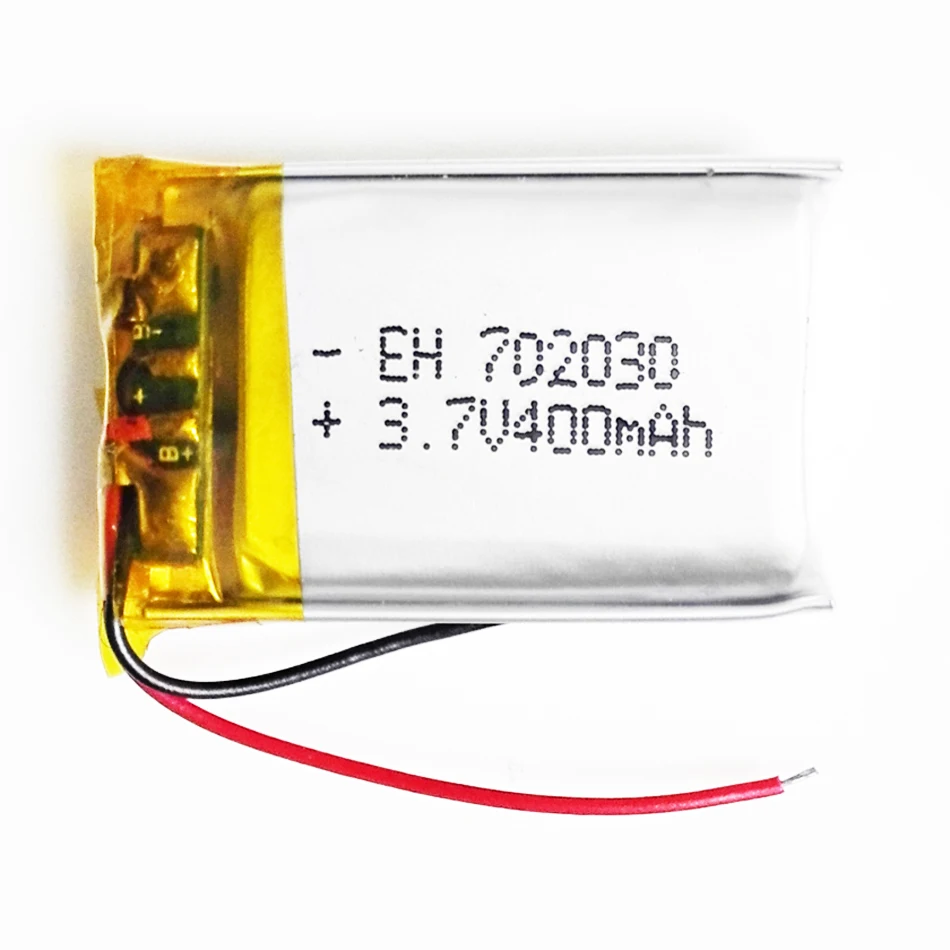 3.7V 400mAh 702030 litowo-polimerowy akumulator li-po do Mp3 MP4 MP5 GPS PSP Bluetooth część elektroniczna gry wideo