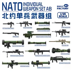 Magic Factory 1/35 Plastic Assembly Model Kit 2002/2003 NATO Individual Weapon Group Series A&B