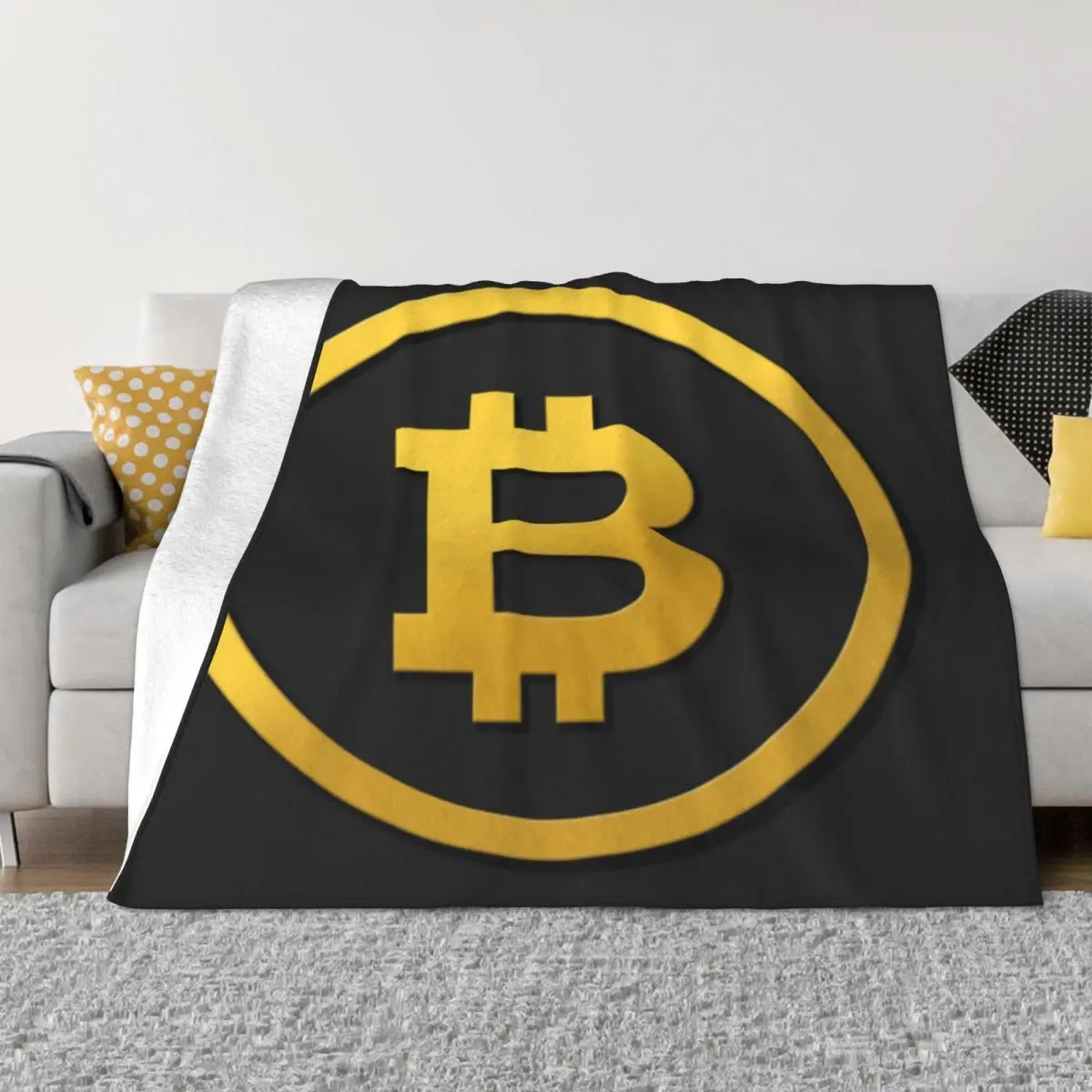 

Bitcoin 1519 Plush Quilt For Bed Blankets And Throws Throw Blanket