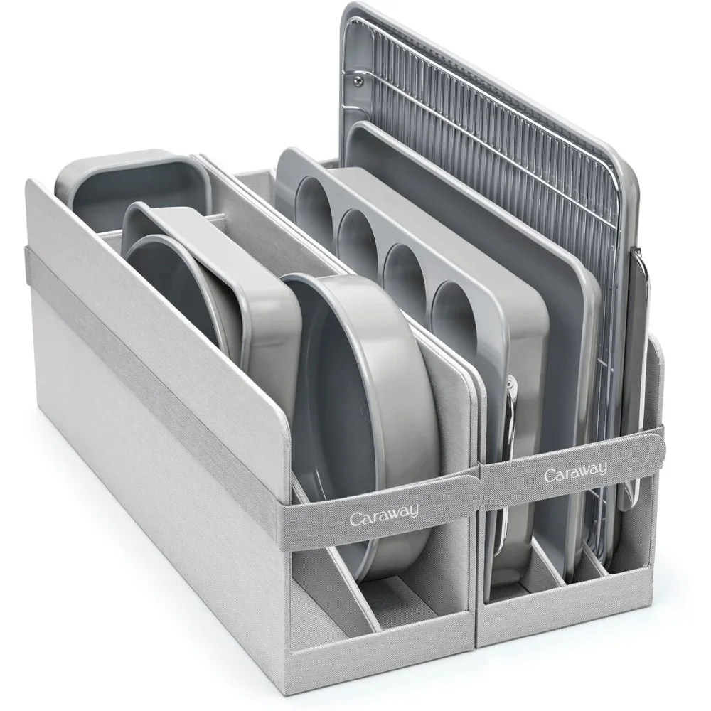 

Original Nonstick Ceramic Bakeware Set (11 Pieces) - Baking Sheets, Assorted Baking Pans, Cooling Rack