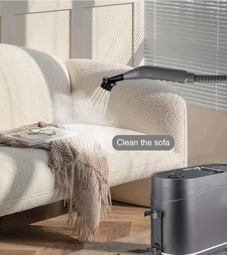 20251.2L Macchina per la pulizia a vapore ad alta temperatura e alta pressione a calore rapido Pulitore a vapore per la pulizia 1500w