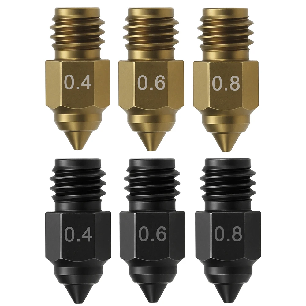 Für Creality Ender 5 Max Düse Messing Gehärteter Stahl Düsen 0,4mm 0,6mm 0,8mm Für Ender-5 Max 3D-Drucker Zubehör – Detail 8