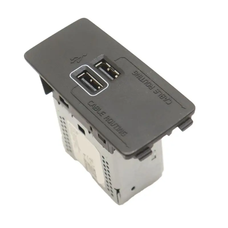 AB96-Car USB Dual Port Interface 31407038 For Volvo S60 S90 XC60 XC90 V90 Modified Double Socket Single