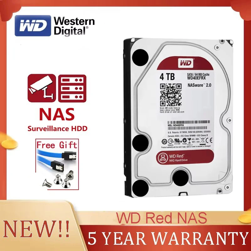 Original Western Digital WD Red NAS 4TB 3TB 3.5