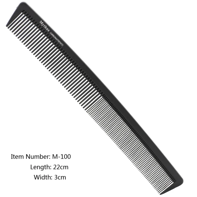 Mythus Barber Kamm Haarschnitt Professionelle Friseur Styling Kamm Set Salon Haarpflege Styling Werkzeug Carbon Faser Kamm Set – Detail 17