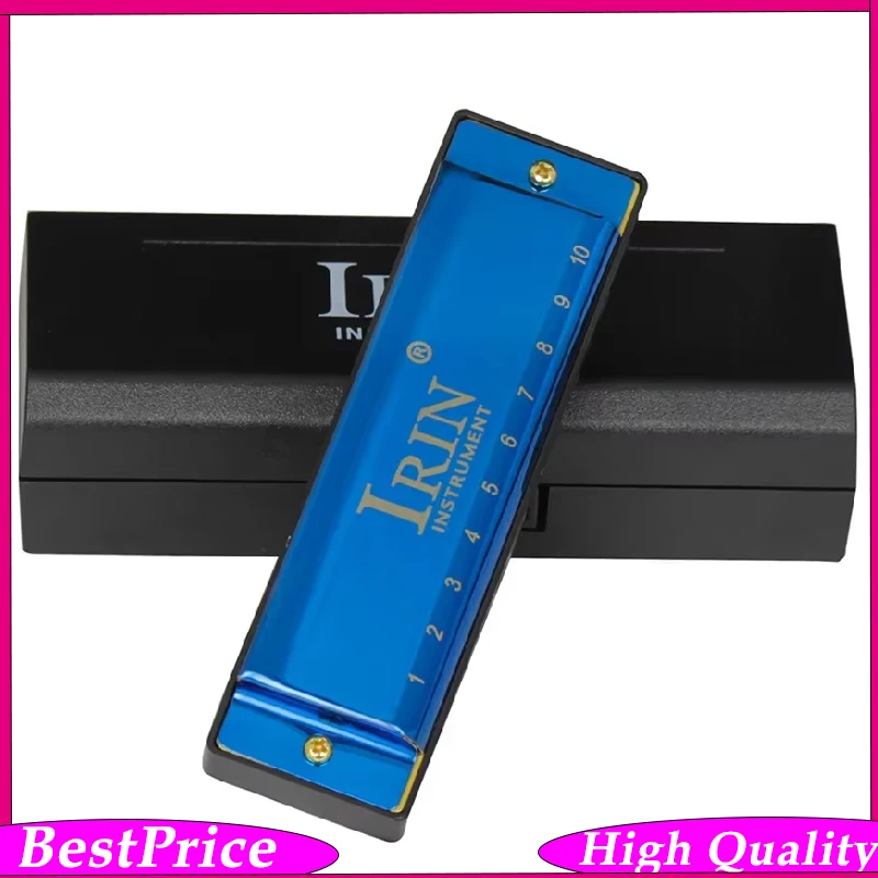 10 Holes Harmonica 20 Tones C Key Blues Instrument Children Enlightenment Early Educational Safe For Child Teach Orff