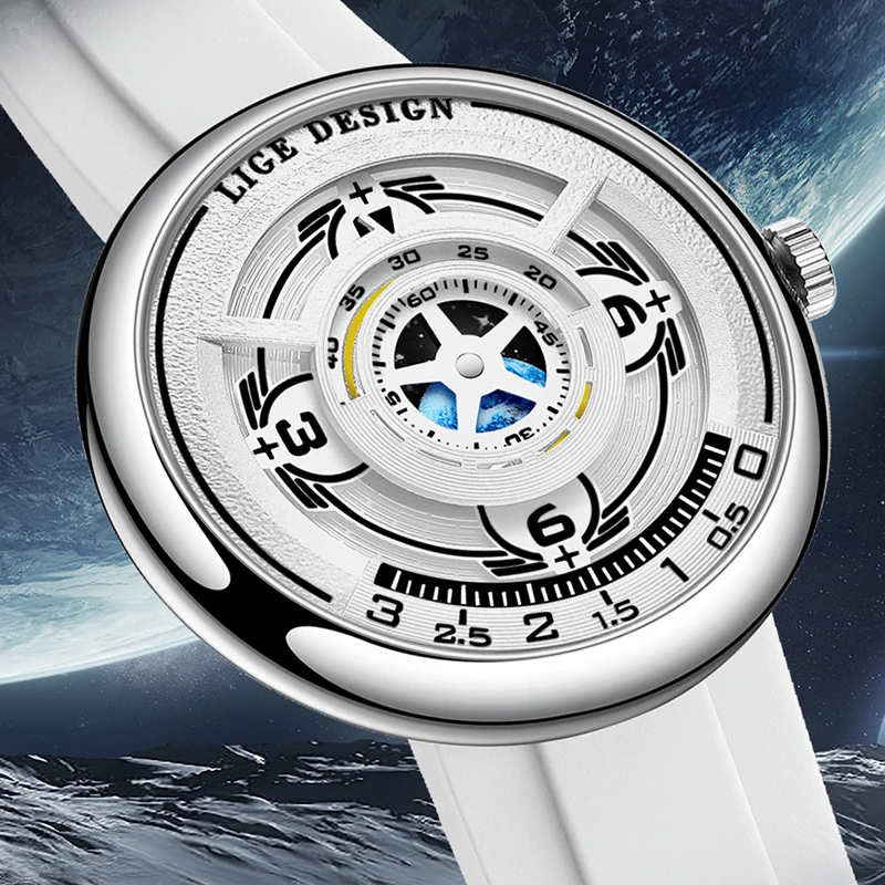 LIGE mens wristwatch 2026 Featured quartz Luminous Silicone Fashion Male Watch Waterproof Casual Watches Gift For Men reloj+BOX