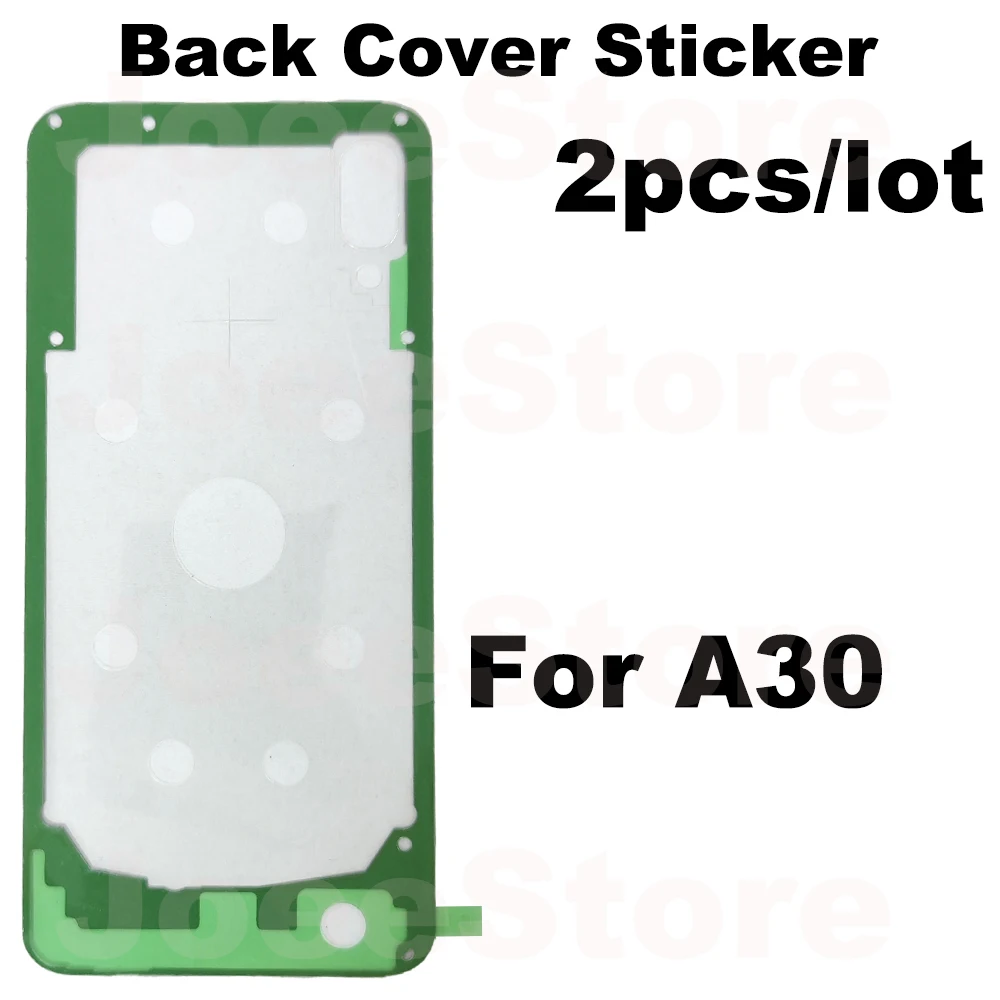 2pcs Back Battery Cover Sticker Adhesive For Samsung A50 A40 A30 A31 A51 A70 A21S A30S A52 A32 Back Door Waterproof Tape Glue