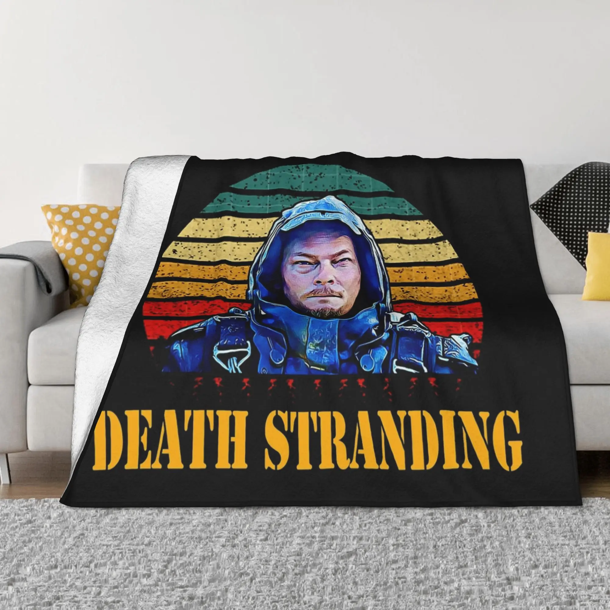 

Death Stranding игровое одеяло, фланелевое новое теплое одеяло для покрытия стула, дивана, всесезонное