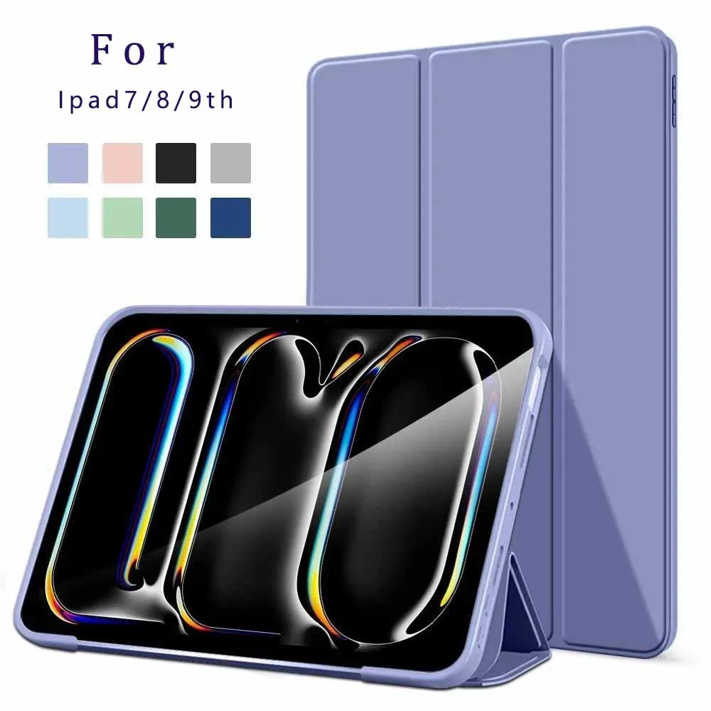 

Ultra Slim Liquid Silicone Case For iPad 9/8/7 Gen 10.2" Skin Friendly Anti-Fingerprint Full Protection Cover