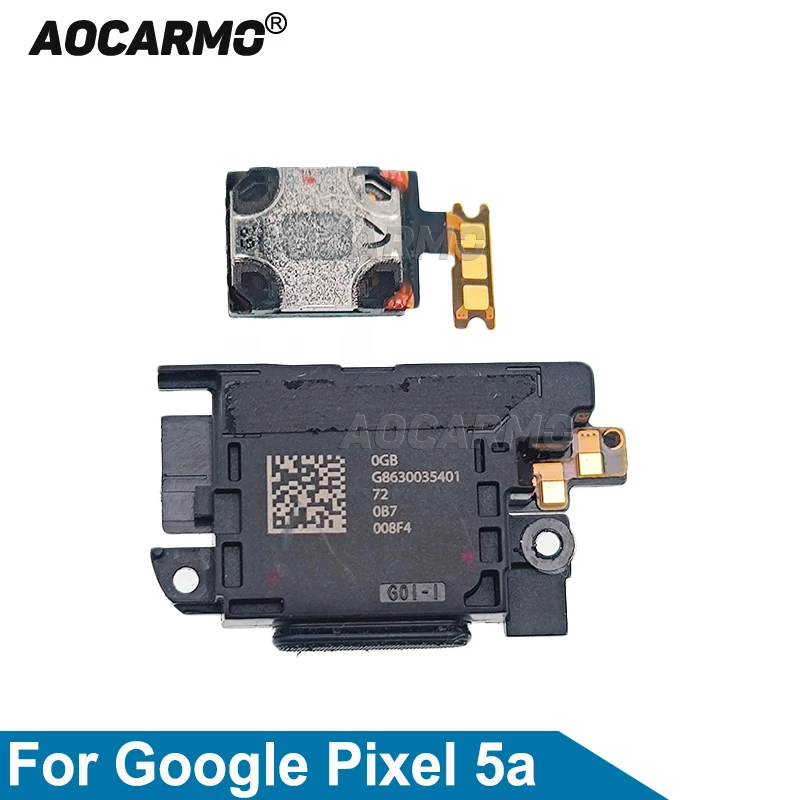 

Aocarmo For Google Pixel 5a 5A Top Earpiece Ear Speaker Bottom Loudspeaker Buzzer Ringer Flex Cable Replacement Parts