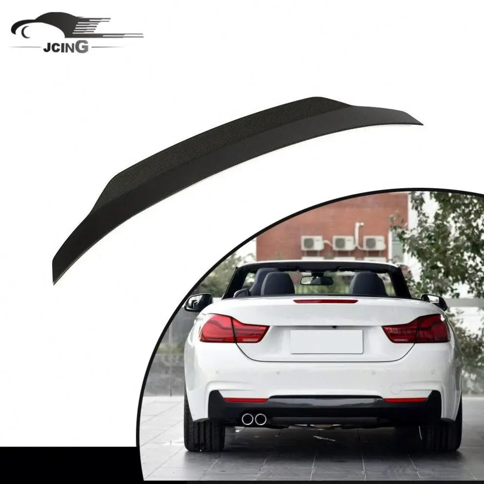 

Suitable for The JCSPORTLINE carbon fiber M4 rear trunk spoiler of the BMW 4 Series F33 F83 convertible 2014-2019