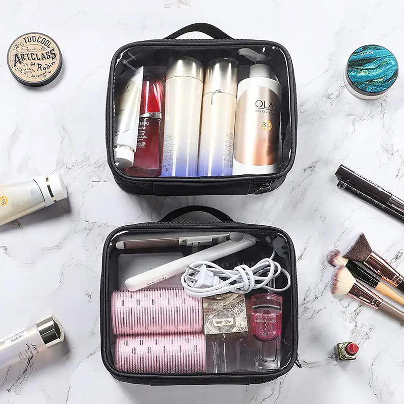 Frauen Reisen Tragbare Kulturbeutel Weibliche Wasserdichte Make-Up Lagerung Taschen Mode Große Kapazität Reise Kosmetik Tasche