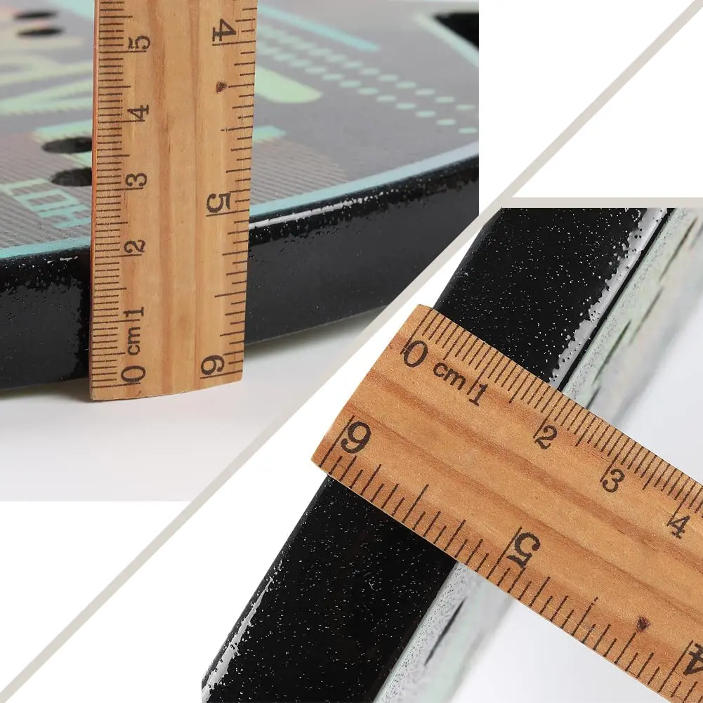 Professional Beach Tennis Racket with Bag, Carbon Fiber, Sand Grit Surface with EVA Memory Foam Core