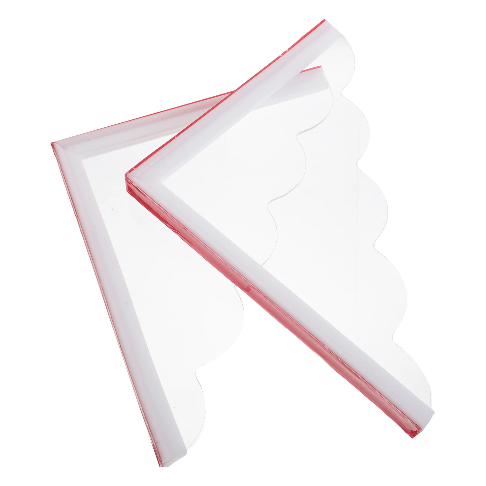 

2 Pcs Water Baffle Bathroom Waterproof Partition Acrylic Bathtub Splash Guard Clear