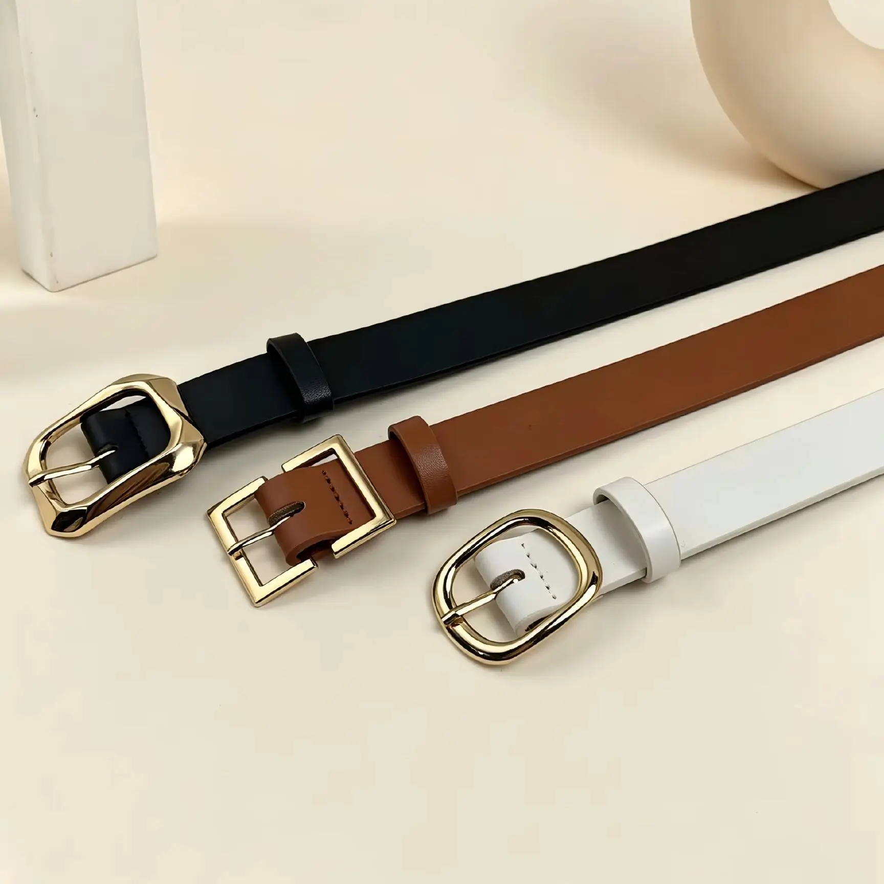 1/3 Pieces of Women's Belts, Simple and Easy-Matching Bohemian Style, Suitable for Jeans, Skirts, Daily Leisure, Outdoor Activit