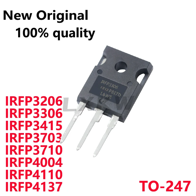 

5/PCS New Original IRFP3206 IRFP3306 IRFP3415 IRFP3703 IRFP3710 IRFP4004 IRFP4110 IRFP4137 TO-247 Field effect tube In Stock