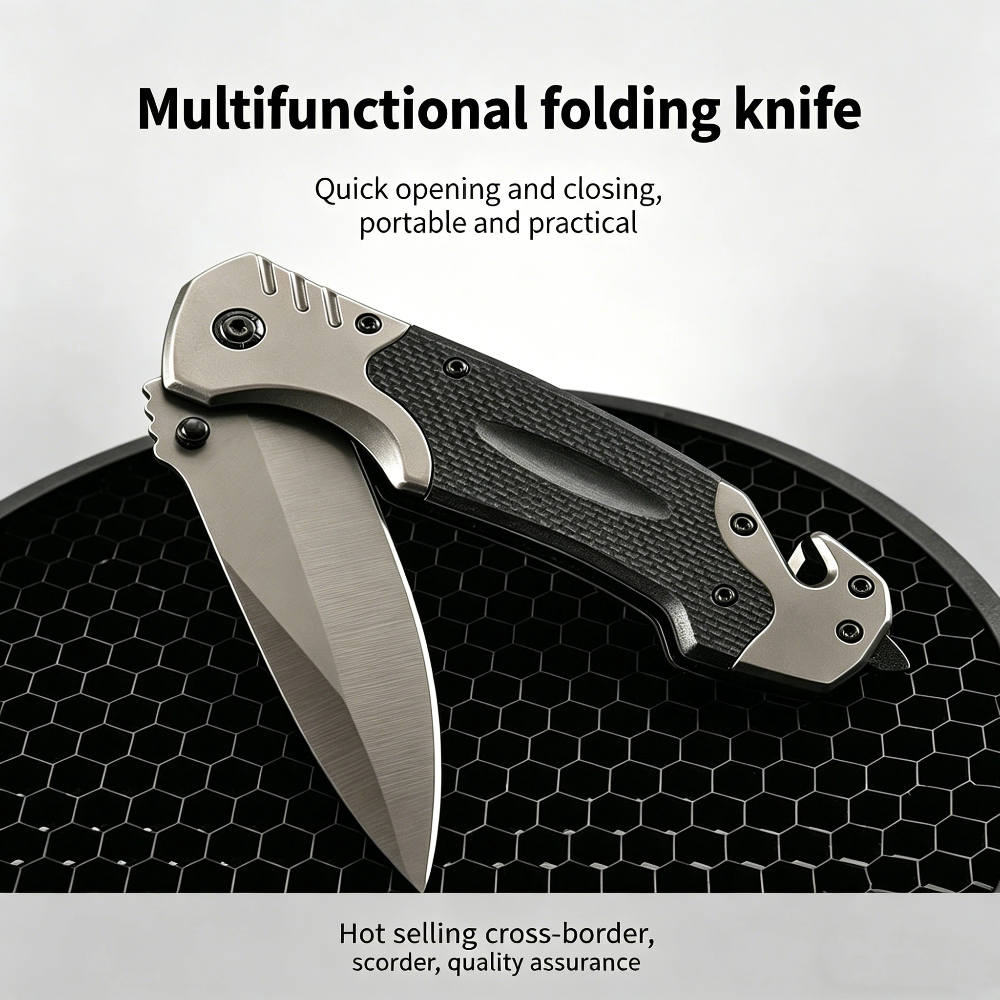 Convenient Sharp Survival Knife Multi functional Folding Knife Outdoor Camping Hiking Wilderness Survival Knife Fishing Knife view 5