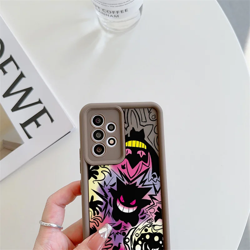 Case voor Xiaomi Mi 15 Ultra 14T Pro 14 13T 12 13 11 Lite 5G NE 12T POCO X7 X6 Pro X5 M7 M6 F5 F7 Cover Siliconen Pokemon Gengar