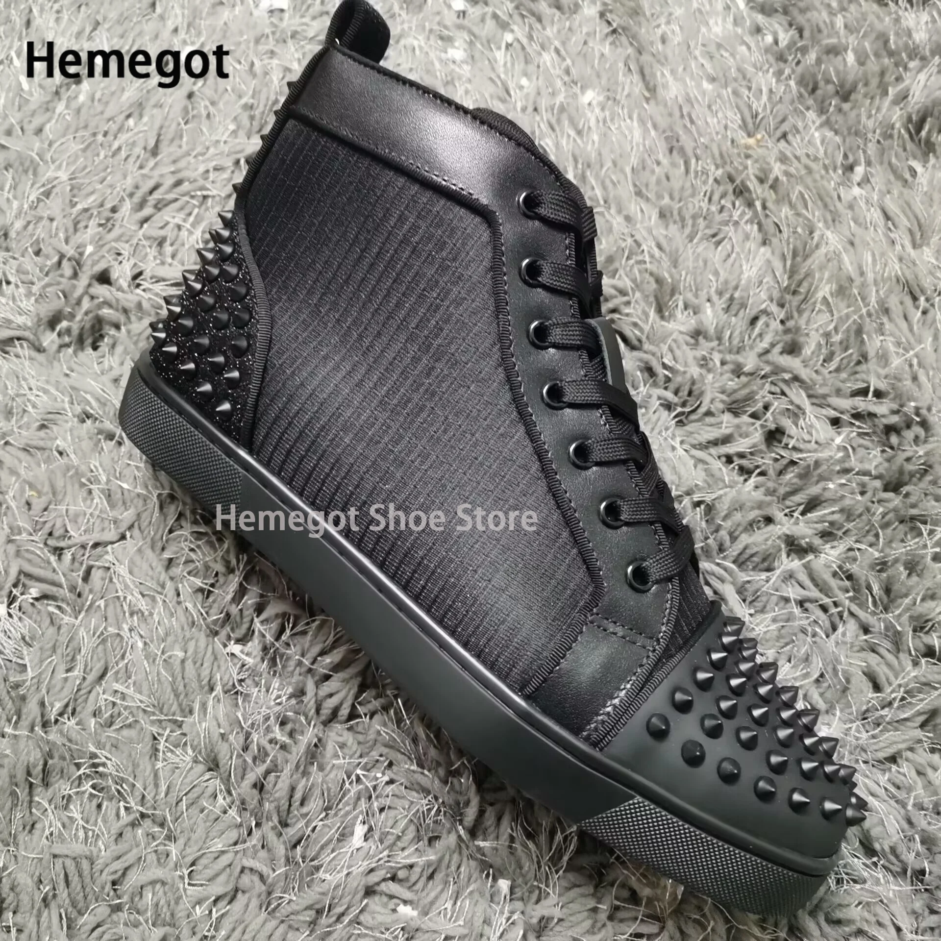 High Top Lace-Up Men\'s Casual Shoes Outdoor Sneakers Lightweight Comfortable Autumn Winter Shoes for Male Zapatillas De Hombre