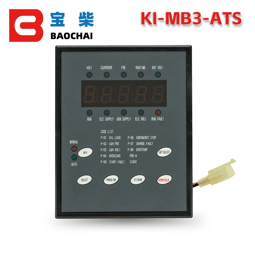 وحدة تحكم المولد KIPOR KDE KI-MB (-ATS)-D2-1/F15 مرحلة واحدة Avr Kde12Sta Kde16EA Kde19Sta