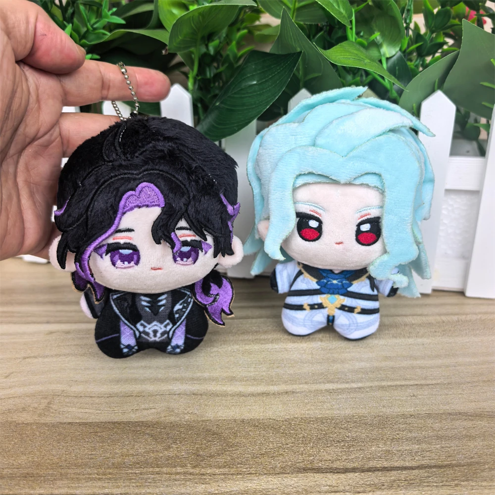In Stock 10cm Cool Eyes Cosplay The Doctor Il Dottore and Pantalone Regrator Plush Toys Genshin Impact Anime Game Plushie Doll