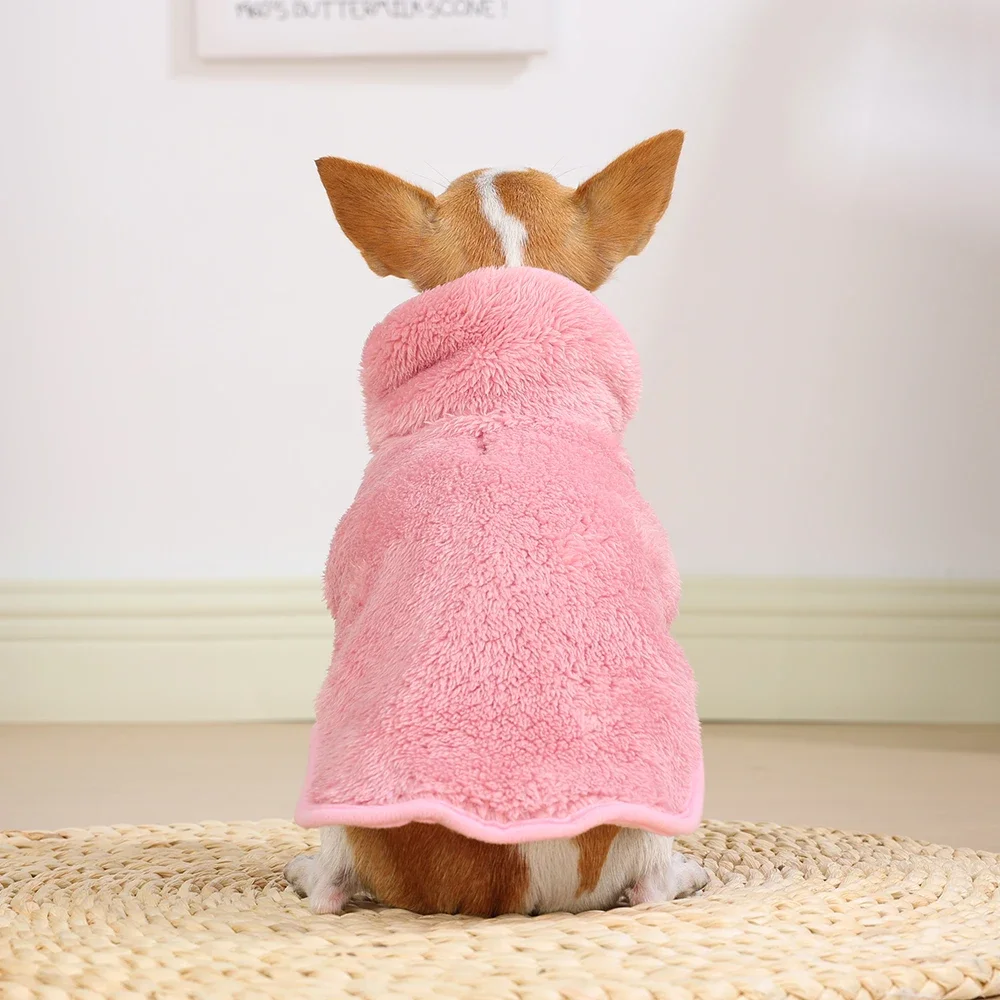 Wendejacke für große Hunde, warmer Fleece-Wintermantel, verstellbar, Stehkragen, Haustierweste, Hunde- und Katzenkleidung für Labrador Golden Retriever – Detail 22