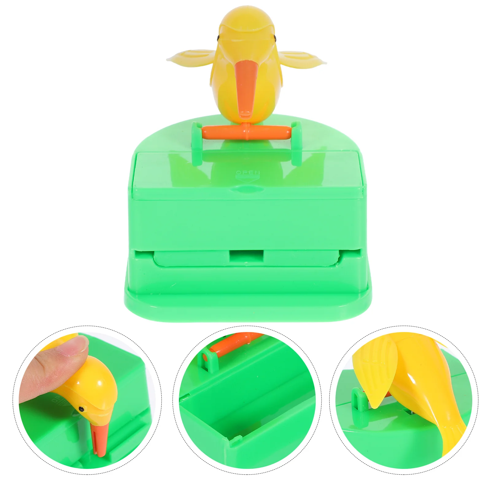 

Cute Cartoon Bird Toothpick Box Push Type Storage Organizer Practical Home Gift Toothpick Dispenser Toothpicks Container