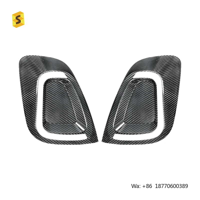 

Shasha Carbon Fiber Real TAIL Frame Exterior Accessories Decoration Protection for Fiat Abarth 500 595